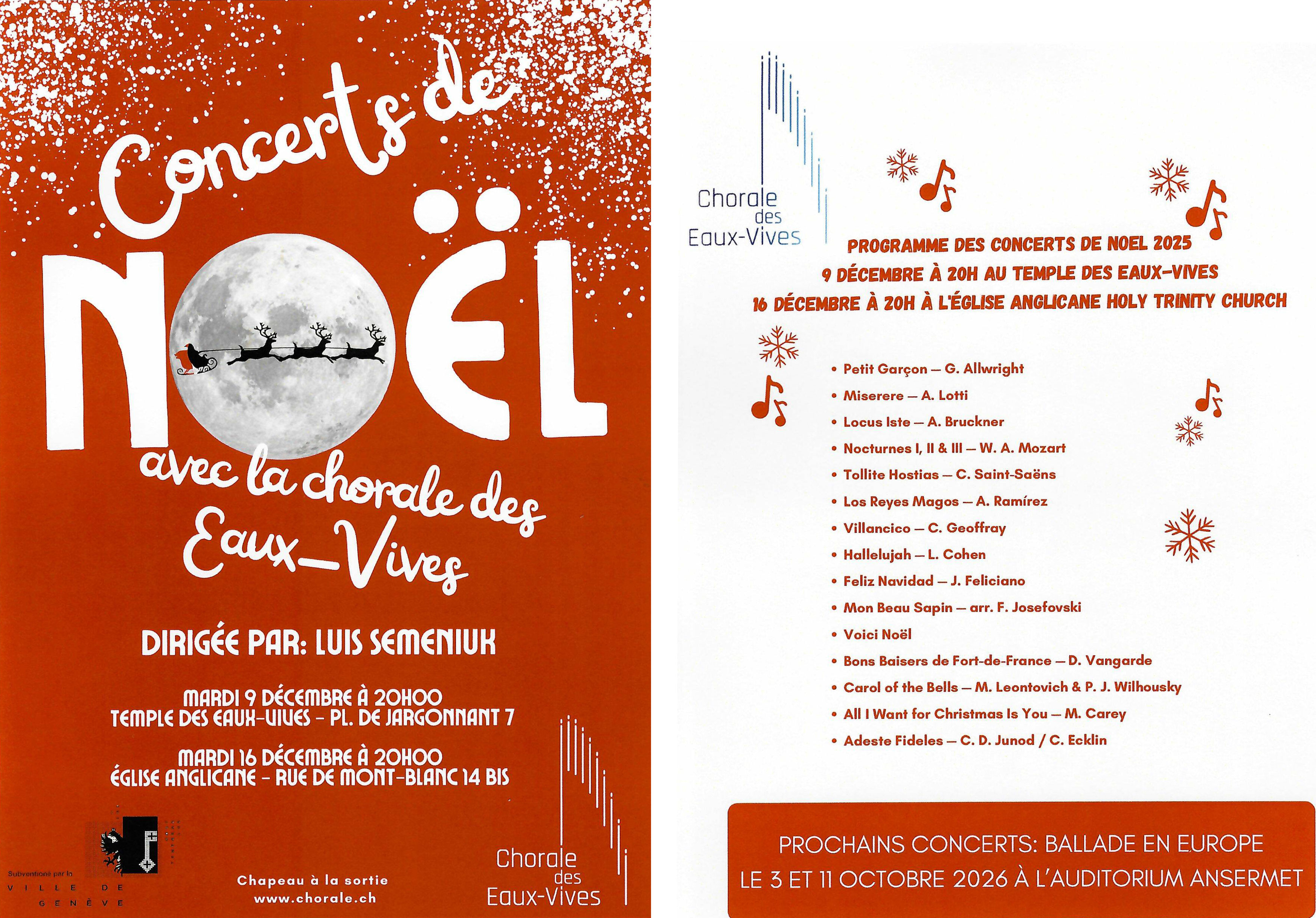 CONCERTS PROGRAMME